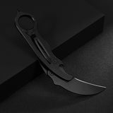 Folding Morphing Knife, Retractable Knife, Pocket Knife Outdoor Fishing Knife Jungle Hunting Knife Camping Survival Working Claw Knife, EDC Multi-Function Tool, with Bottle Opener and Glass Breaker